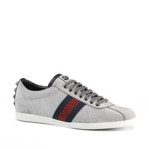 Women’s Gucci Bambi Web Silver Shoes BNIB Size 42